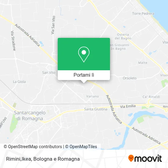 Mappa Rimini,Ikea