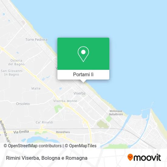 Mappa Rimini Viserba