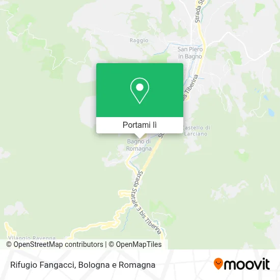 Mappa Rifugio Fangacci