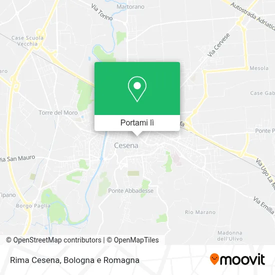 Mappa Rima Cesena