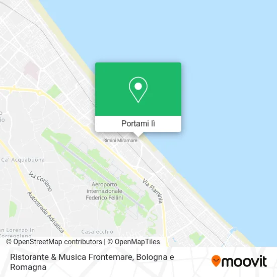 Mappa Ristorante & Musica Frontemare