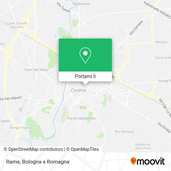 Mappa Rame