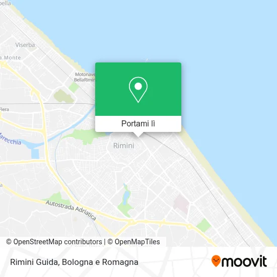 Mappa Rimini Guida