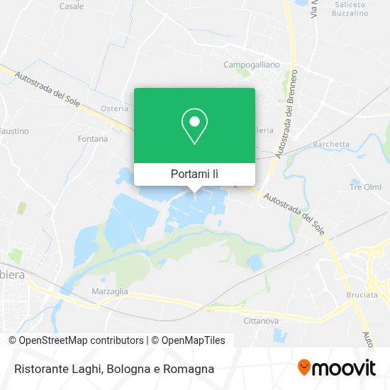 Mappa Ristorante Laghi