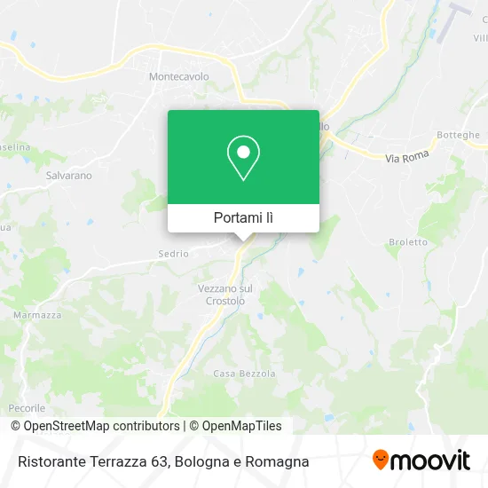 Mappa Ristorante Terrazza 63