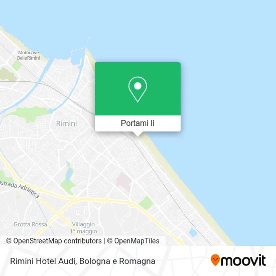 Mappa Rimini Hotel Audi