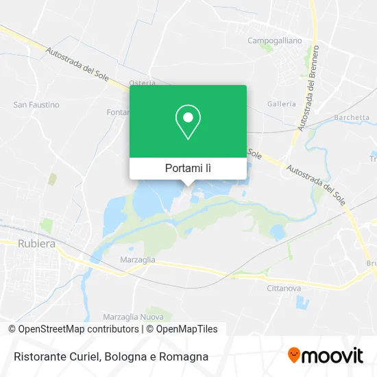 Mappa Ristorante Curiel