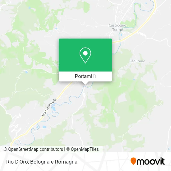 Mappa Rio D'Oro