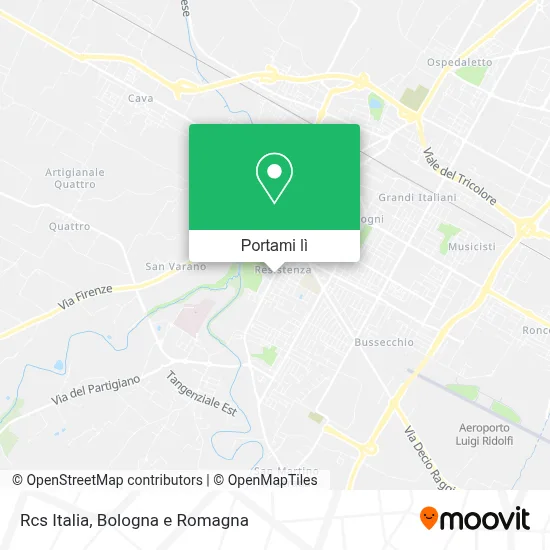 Mappa Rcs Italia