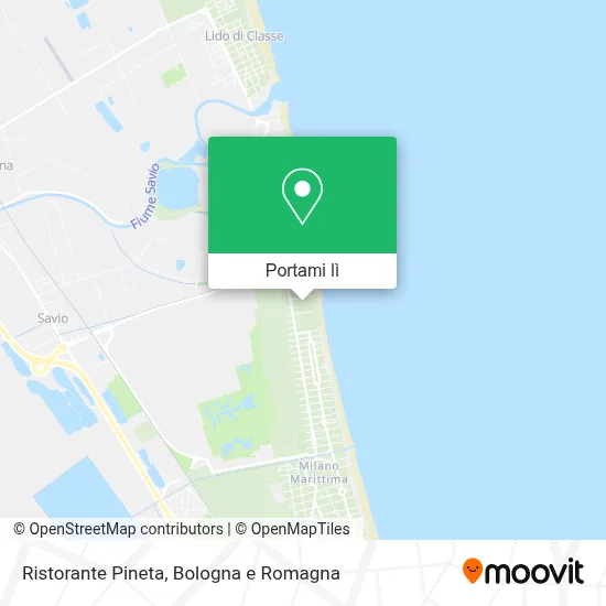 Mappa Ristorante Pineta