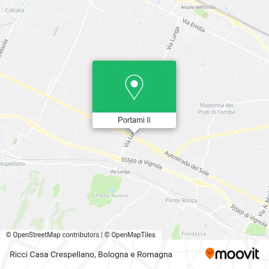Mappa Ricci Casa Crespellano