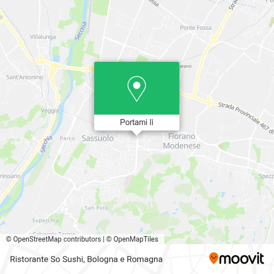Mappa Ristorante So Sushi