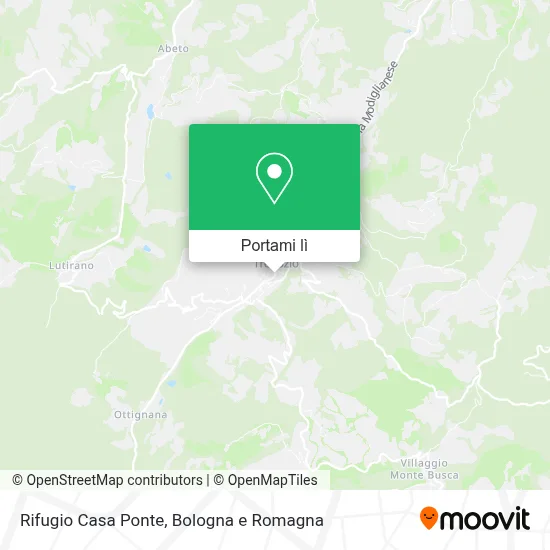 Mappa Rifugio Casa Ponte