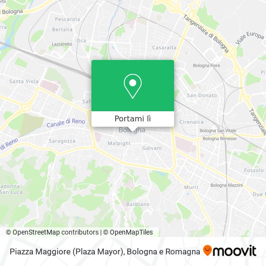 Mappa Piazza Maggiore (Plaza Mayor)