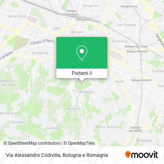 Mappa Via Alessandro Codivilla