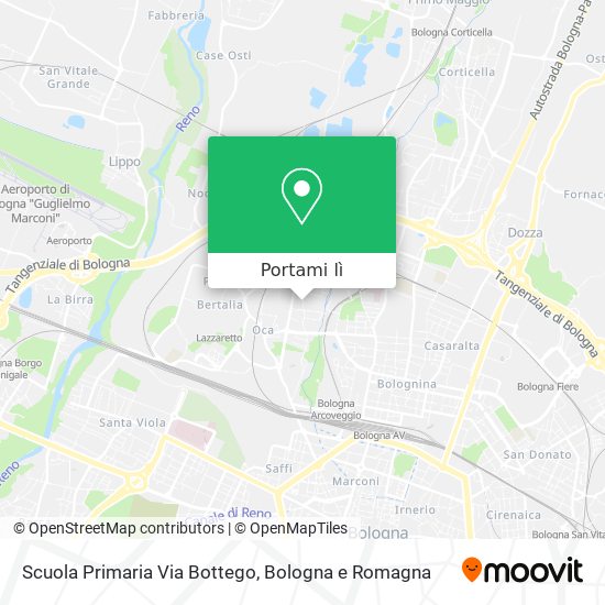 Mappa Scuola Primaria Via Bottego