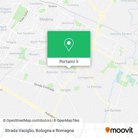 Mappa Strada Vaciglio
