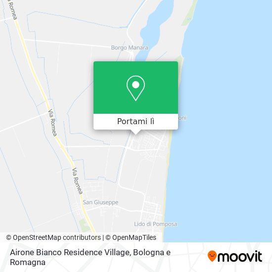 Mappa Airone Bianco Residence Village