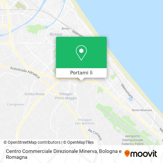 Mappa Centro Commerciale Direzionale Minerva