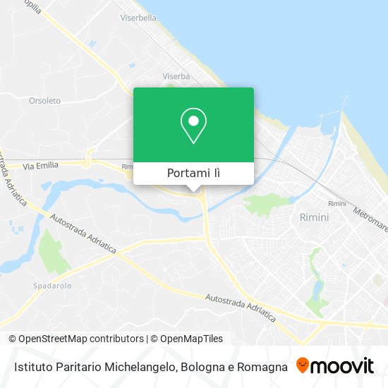 Mappa Istituto Paritario Michelangelo