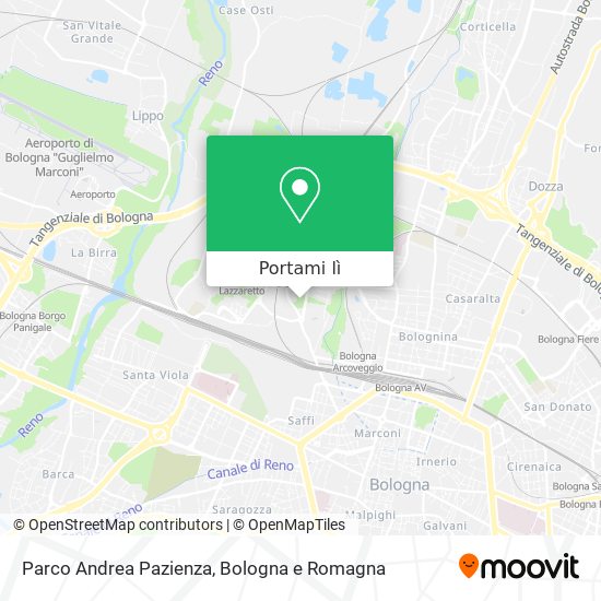 Mappa Parco Andrea Pazienza