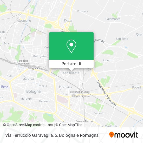 Mappa Via Ferruccio Garavaglia, 5