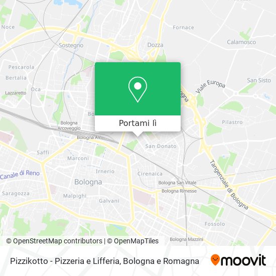 Mappa Pizzikotto - Pizzeria e Lifferia