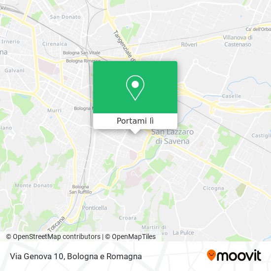 Mappa Via Genova 10