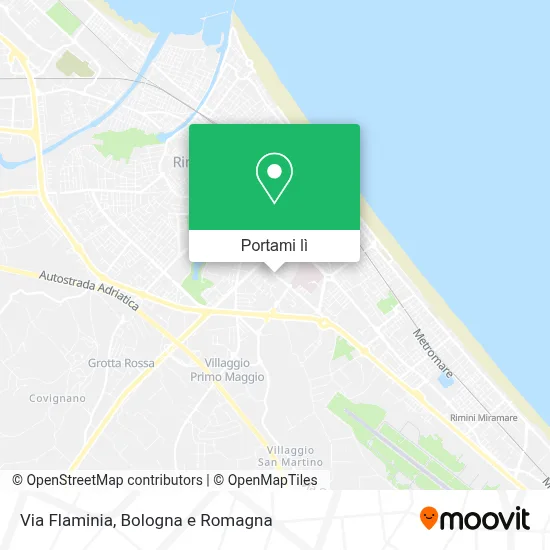 Mappa Via Flaminia