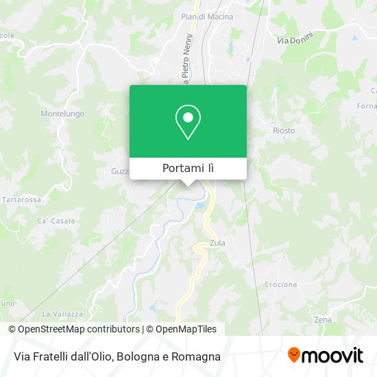Mappa Via Fratelli dall'Olio