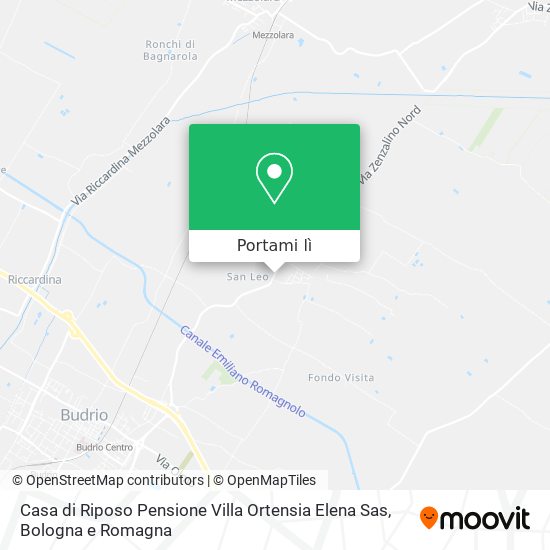 Mappa Casa di Riposo Pensione Villa Ortensia Elena Sas