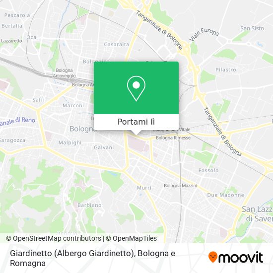 Mappa Giardinetto (Albergo Giardinetto)