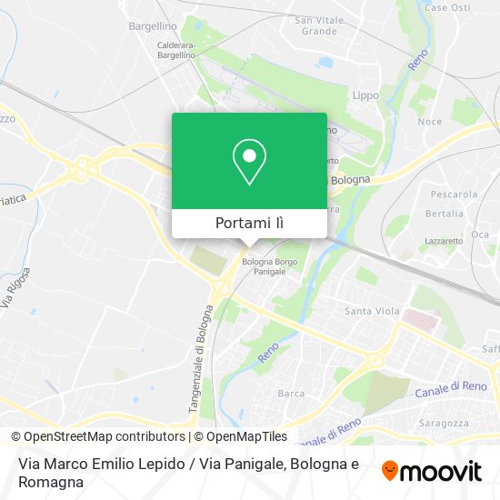 Mappa Via Marco Emilio Lepido / Via Panigale