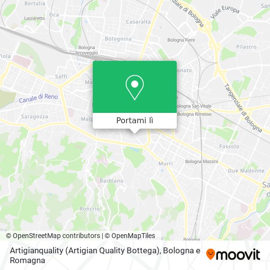 Mappa Artigianquality (Artigian Quality Bottega)