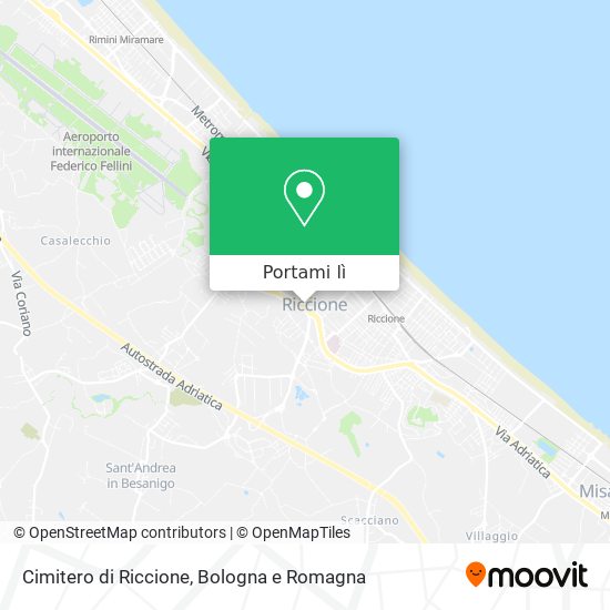 Mappa Cimitero di Riccione