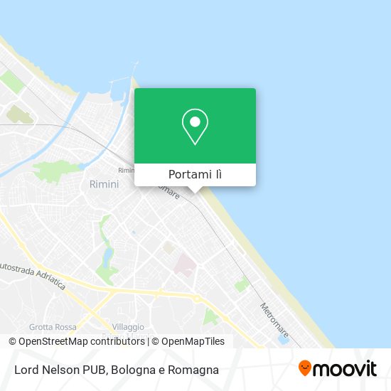 Mappa Lord Nelson PUB