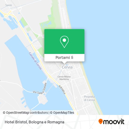 Mappa Hotel Bristol