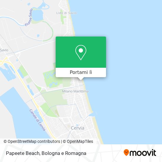 Mappa Papeete Beach