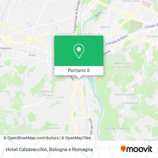 Mappa Hotel Calzavecchio