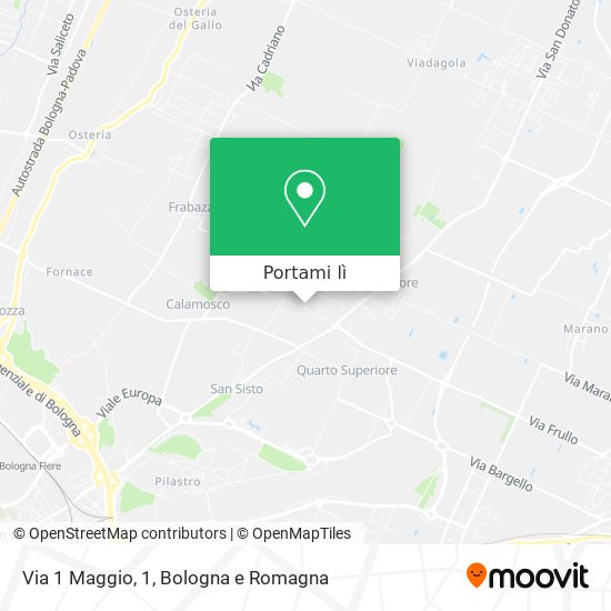 Mappa Via 1 Maggio, 1