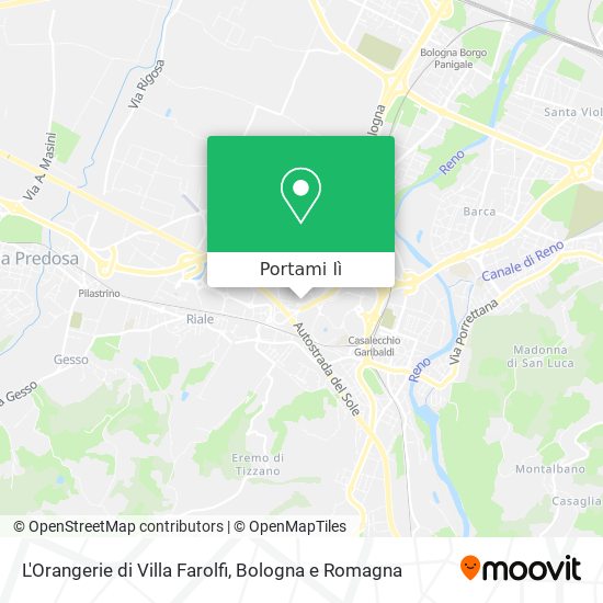 Mappa L'Orangerie di Villa Farolfi