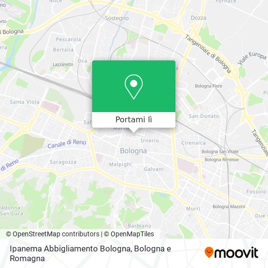 Mappa Ipanema Abbigliamento Bologna