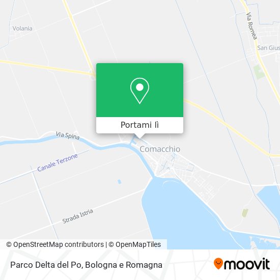 Mappa Parco Delta del Po