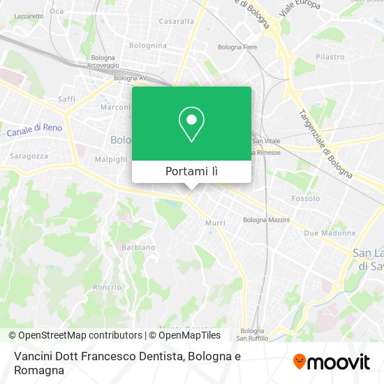 Mappa Vancini Dott Francesco Dentista