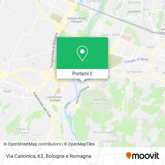 Mappa Via Canonica, 62