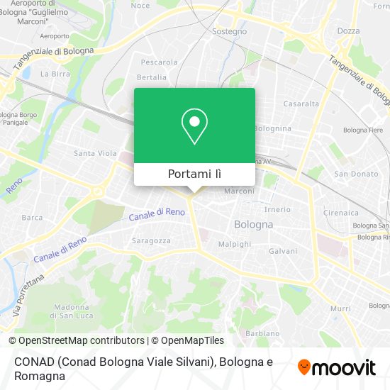 Mappa CONAD (Conad Bologna Viale Silvani)