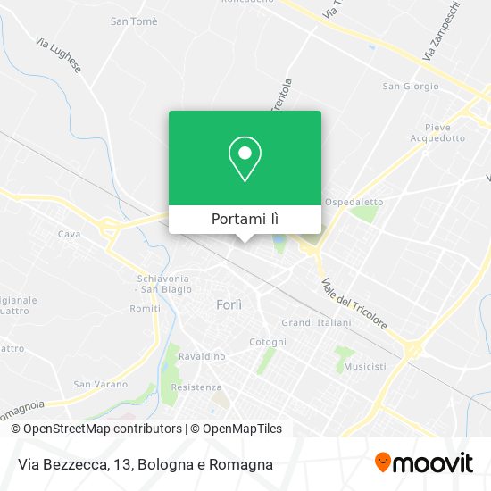 Mappa Via Bezzecca, 13