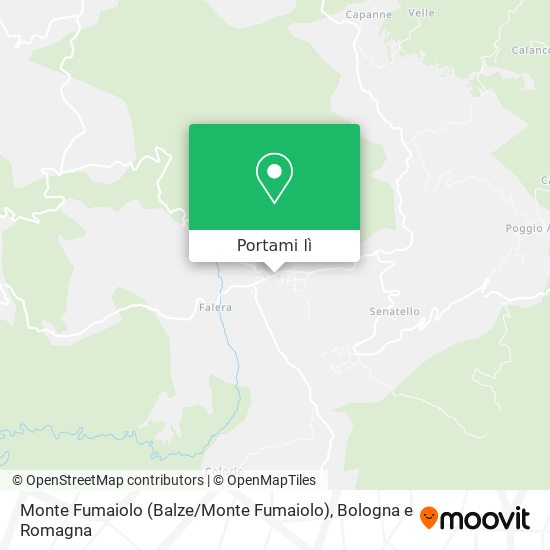 Mappa Monte Fumaiolo (Balze / Monte Fumaiolo)