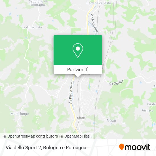 Mappa Via dello Sport 2