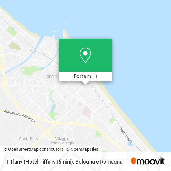 Mappa Tiffany (Hotel Tiffany Rimini)